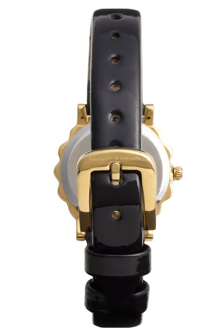 'belvedere' crystal bezel watch, 24mm, Alternate, color, BLACK/ GOLD