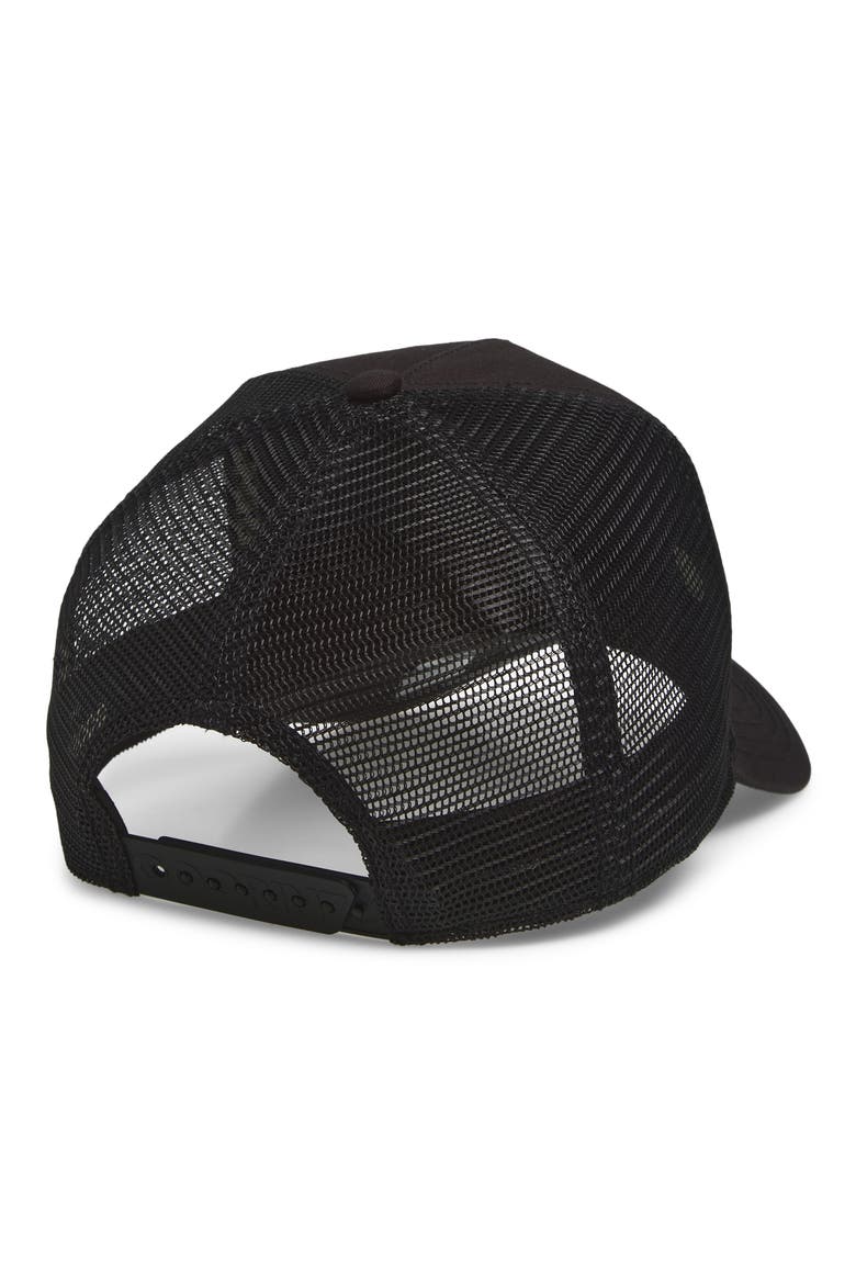 Beware Doberman Snapback Trucker Hat, Alternate, color, VOID