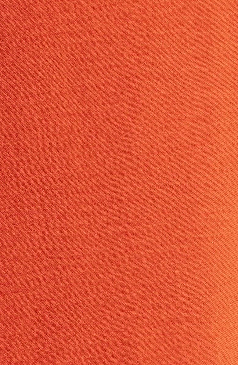 Tahari ASL Smock Waist Wide Leg Jumpsuit, Alternate, color, Lava