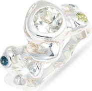 FARIS Caldera Green Amethyst Ring
