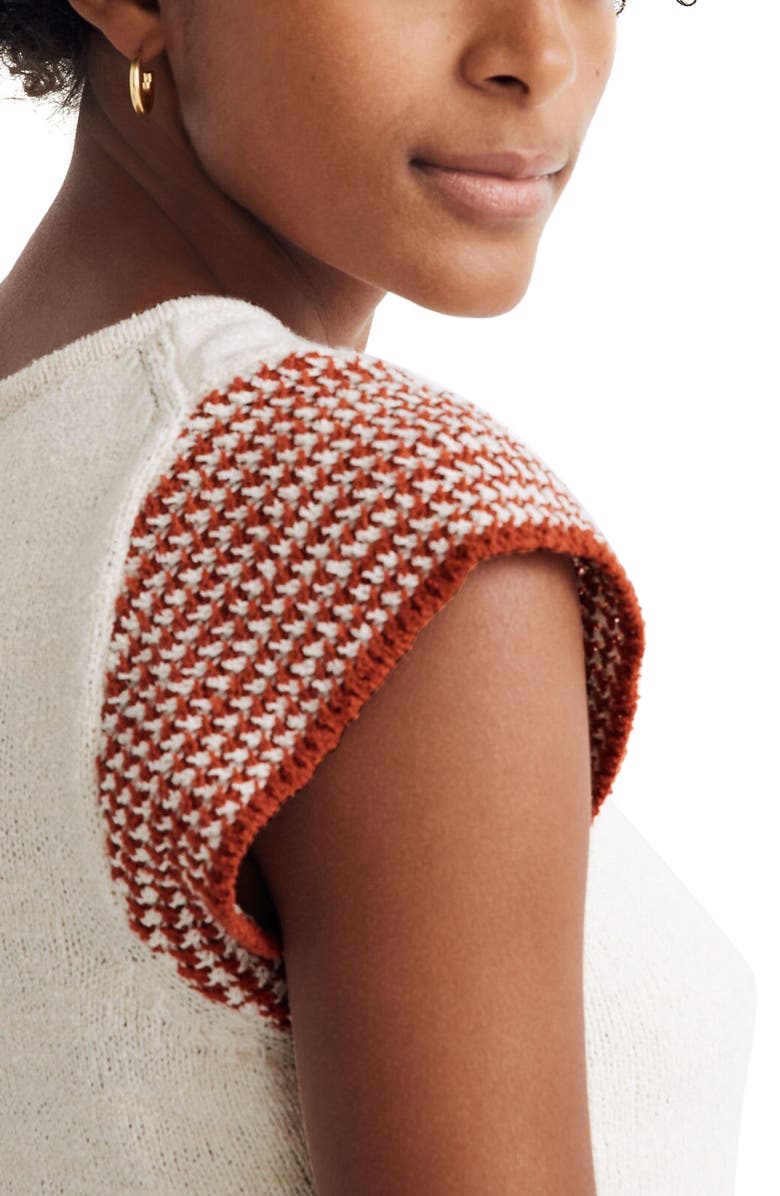 Madewell Kimble Stripe Sleeve Sweater, Alternate, color,