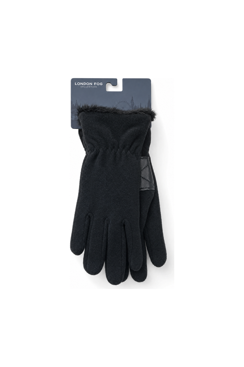 Women's Plush Lined Fleece Winter Glove, Alternate, color, Black