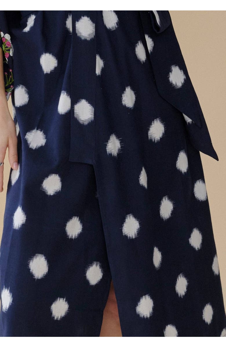 GUADALUPE DESIGN Anisa Ikat Kimono, Alternate, color, Navy