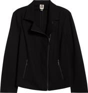 Anne Klein Moto Zip Ponte Jacket