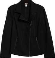 Anne Klein Moto Zip Ponte Jacket