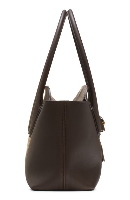 Tom Ford Large Alexander Leather Tote In Brown