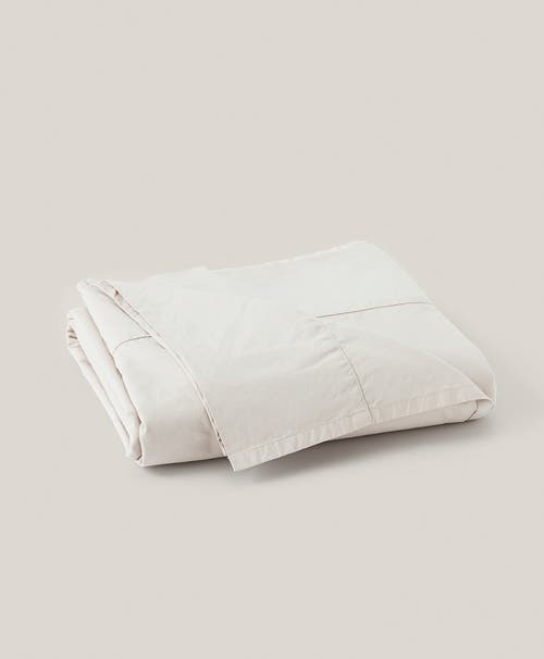 Pact Organic Cool-air Percale Flat Sheet In Neutral