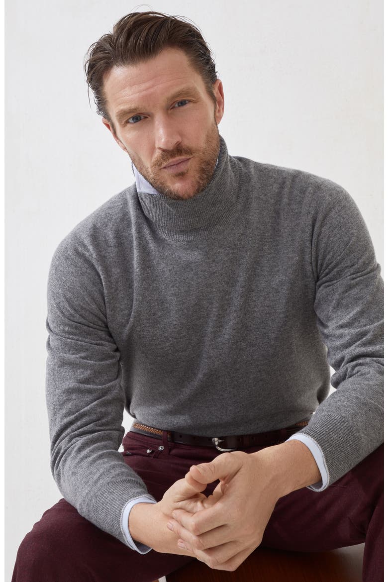 Turtleneck sweater, Alternate, color, Slate