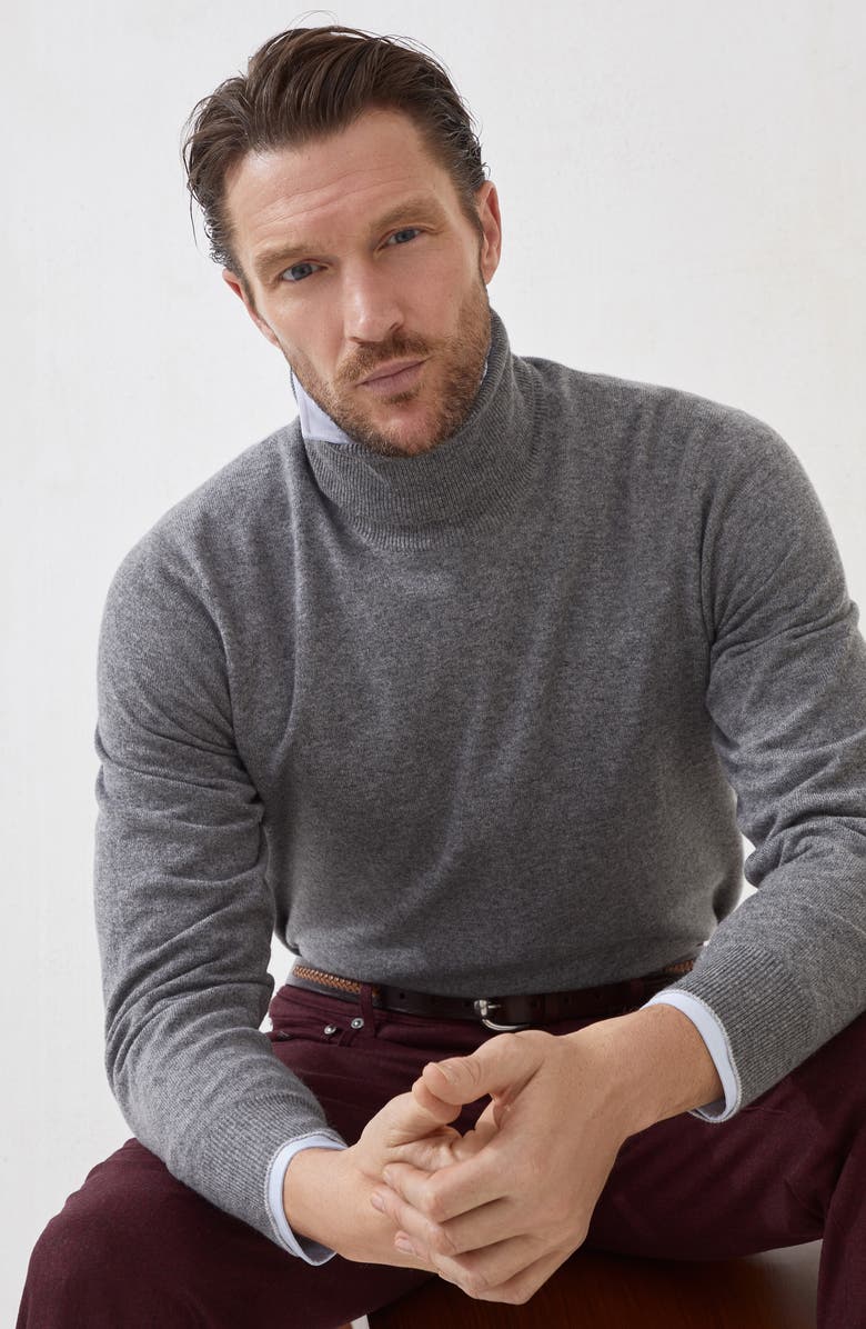 Brunello Cucinelli Turtleneck sweater, Alternate, color, Slate