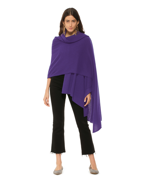 Pure Cashmere Feather-Light Maxi Wrap Stole
