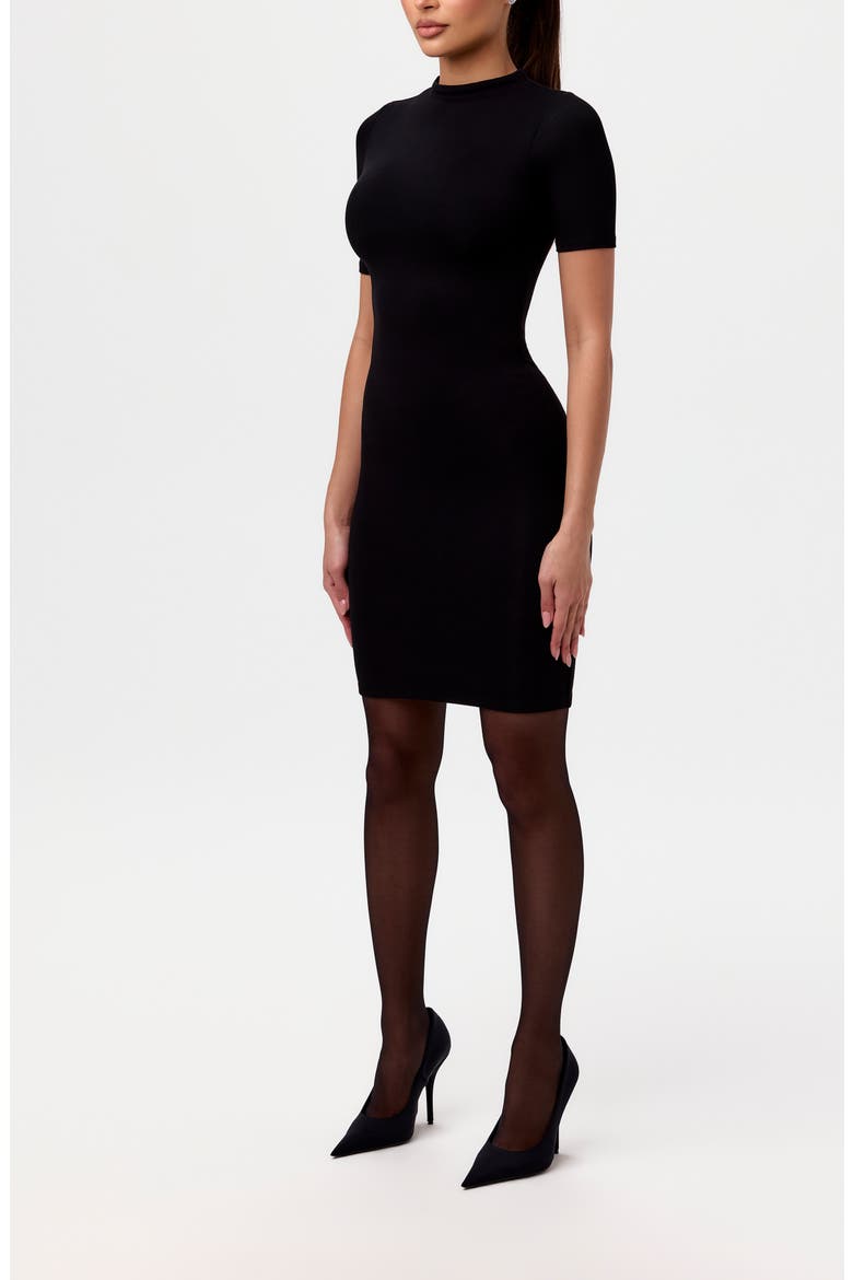 black t shirt mini dress T-Shirt Mini Dress- Black Large