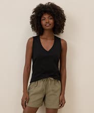 Pact Organic Cotton Softspun V-Neck Tank