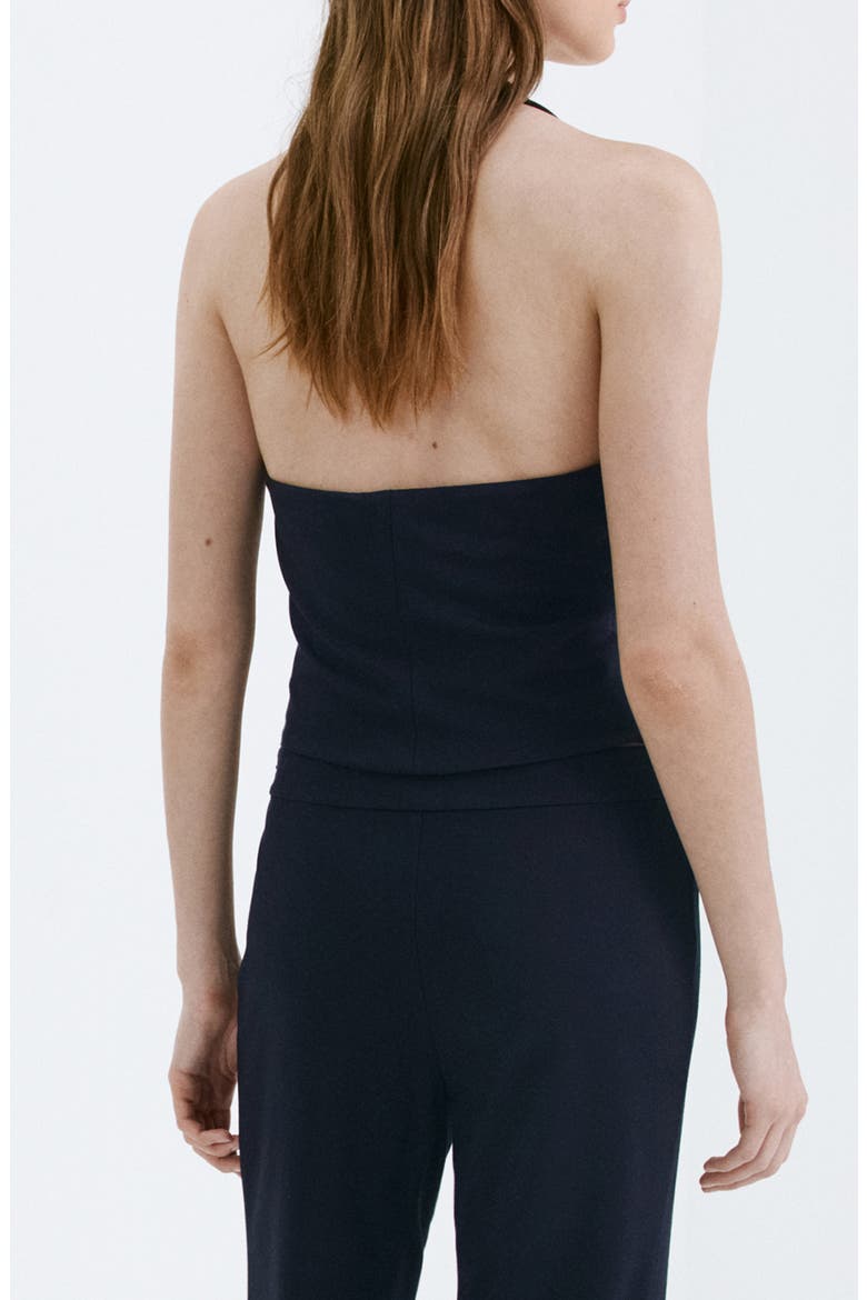 Halter Vest, Alternate, color, NAVY