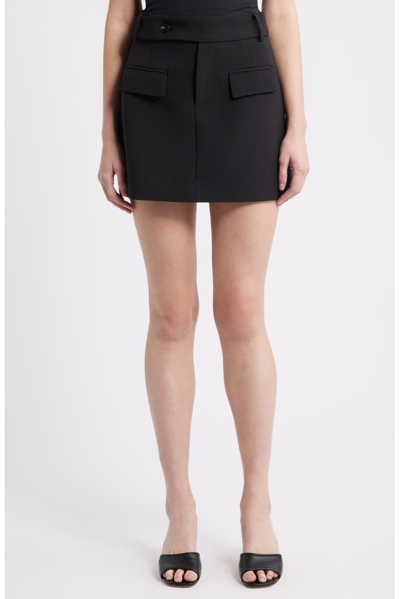 The Ultimate Muse Miniskirt, Main, color, BLACK