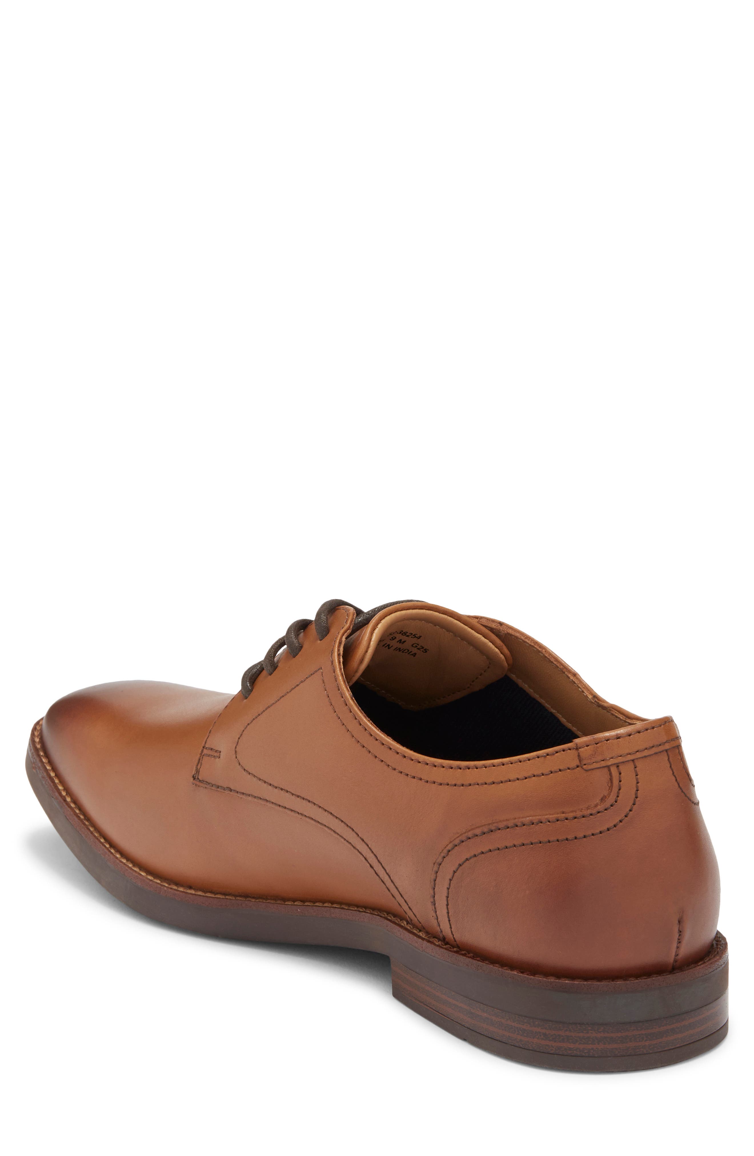Johnston & Murphy Borland Plain Toe Derby, Alternate, color, Tan