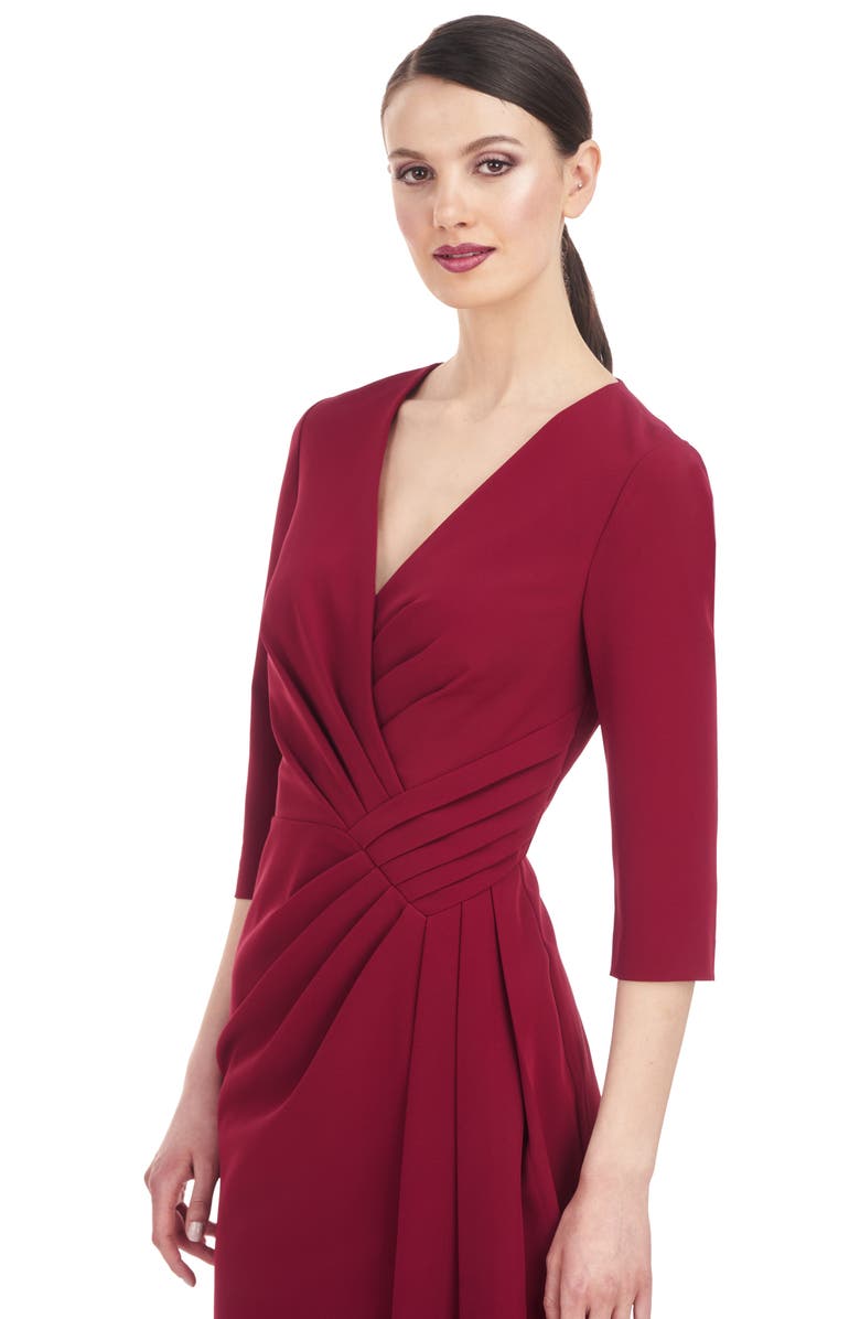 Kay Unger Leena Pleated Midi Dress, Alternate, color,