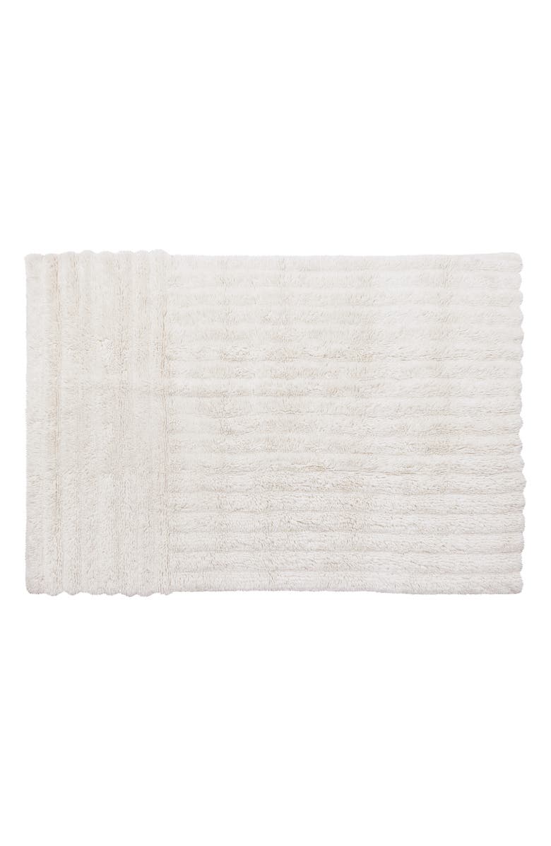 Lorena Canals Dunes Woolable Washable Wool Rug, Main, color, Light Grey Tones