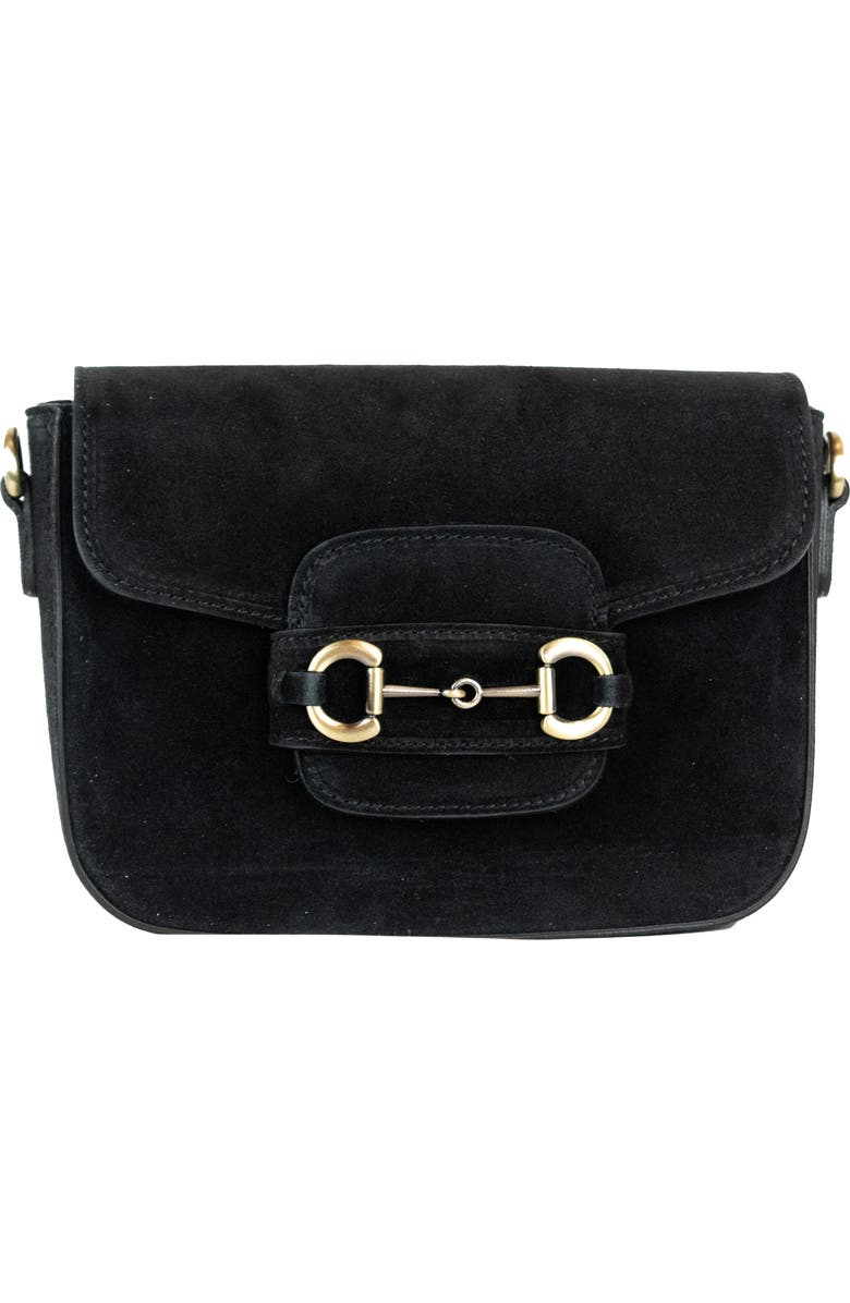 Persaman New York Suede Crossbody Bag, Main, color,