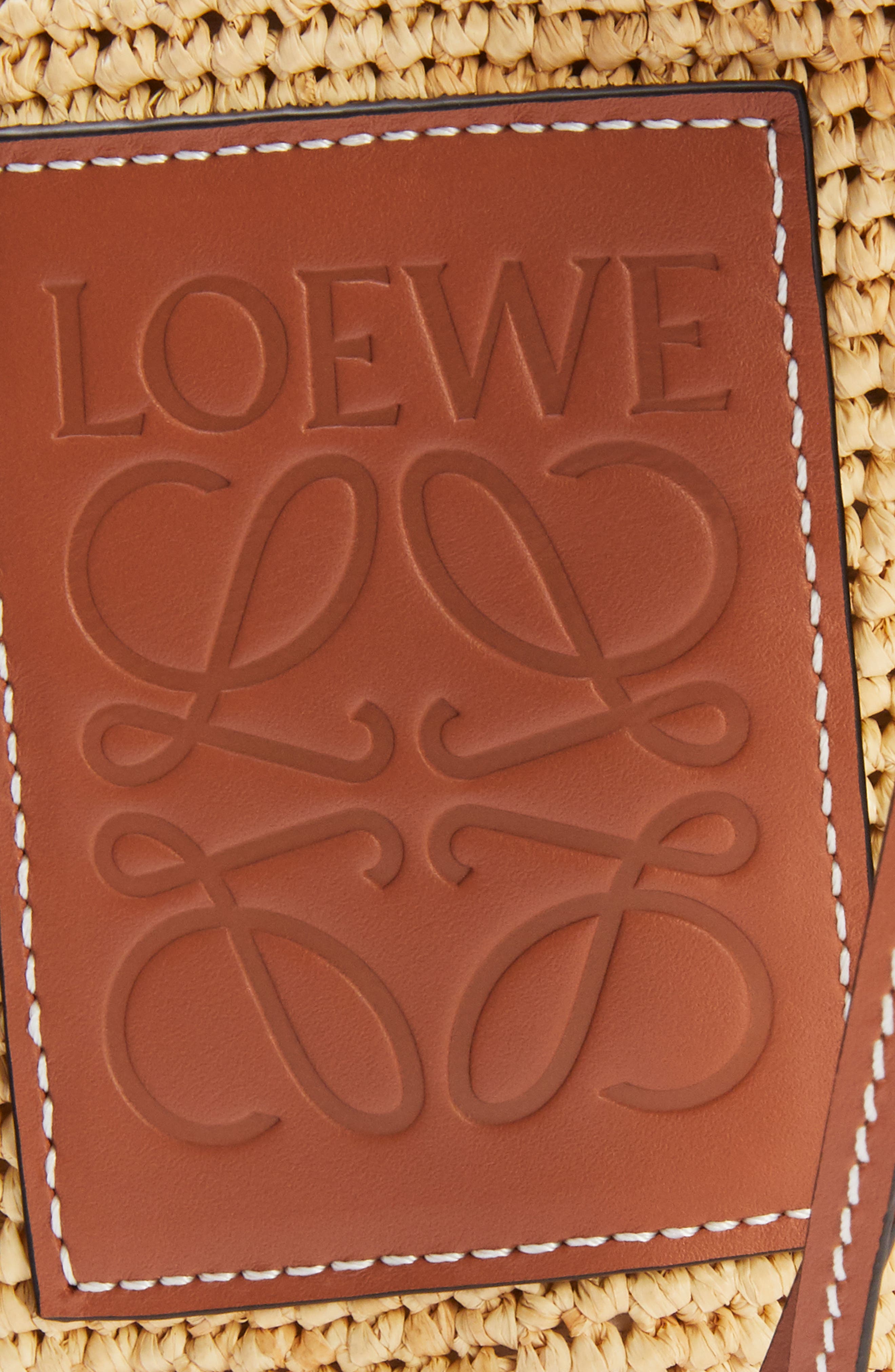 Loewe x Paula's Ibiza Raffia Pochette Bag, Alternate, color, 