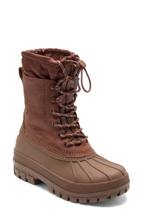 Hunter Skylar Waterproof Boot In Brown