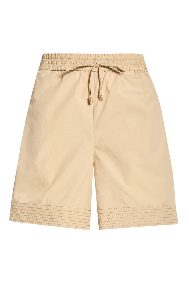 Cotton Poplin Drawstring Shorts, Main, color, TANNED
