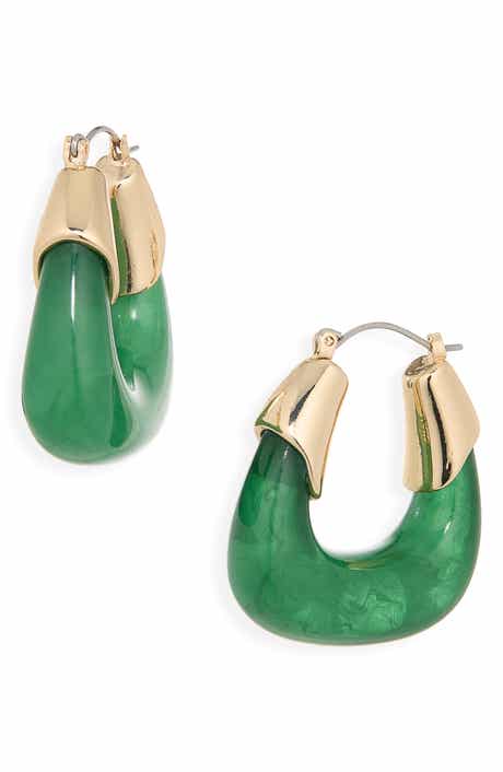 Statement Basket Hoop Earrings