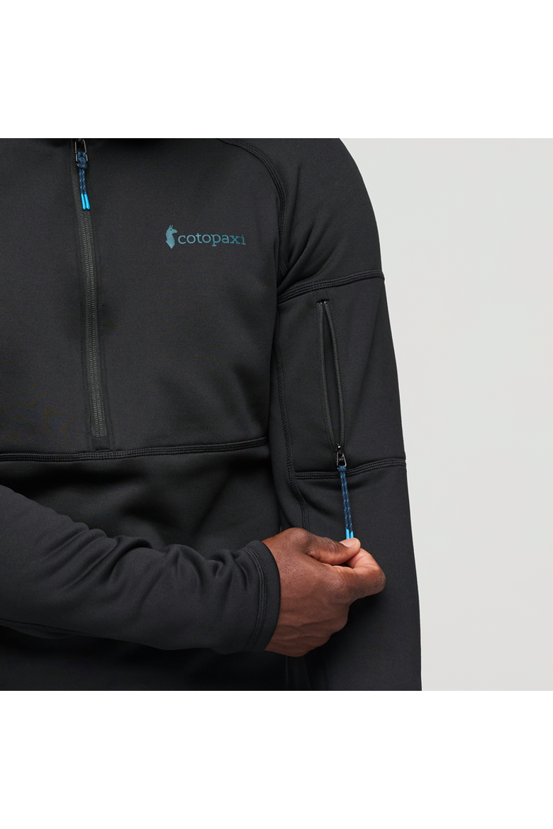 Tempa Fleece Half-Zip Pullover - Men's, Alternate, color, Cotopaxi Black
