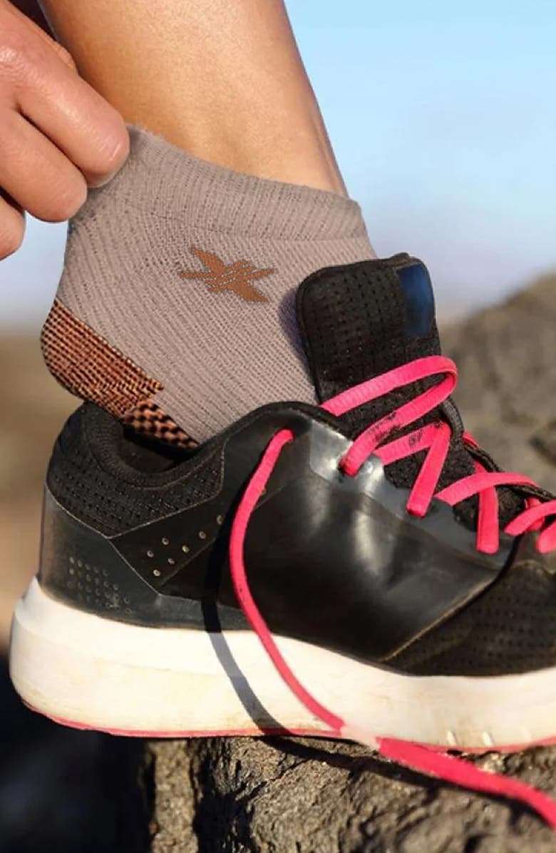 EXTREME FIT 3-Pack Copper Infused Ankle Length Compression Socks, Alternate, color,