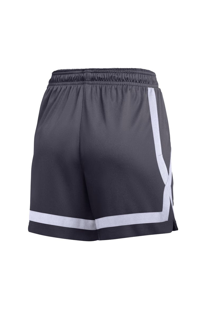 Women's Nike  Charcoal Golden State Valkyries Studio Fleece Shorts, Alternate, color, Charcoal