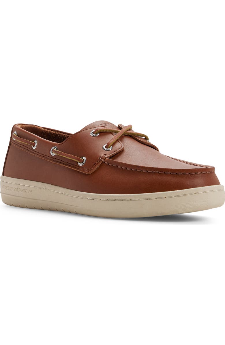 Sperry Strake 2-Eye Boat Shoe, Main, color, Tan
