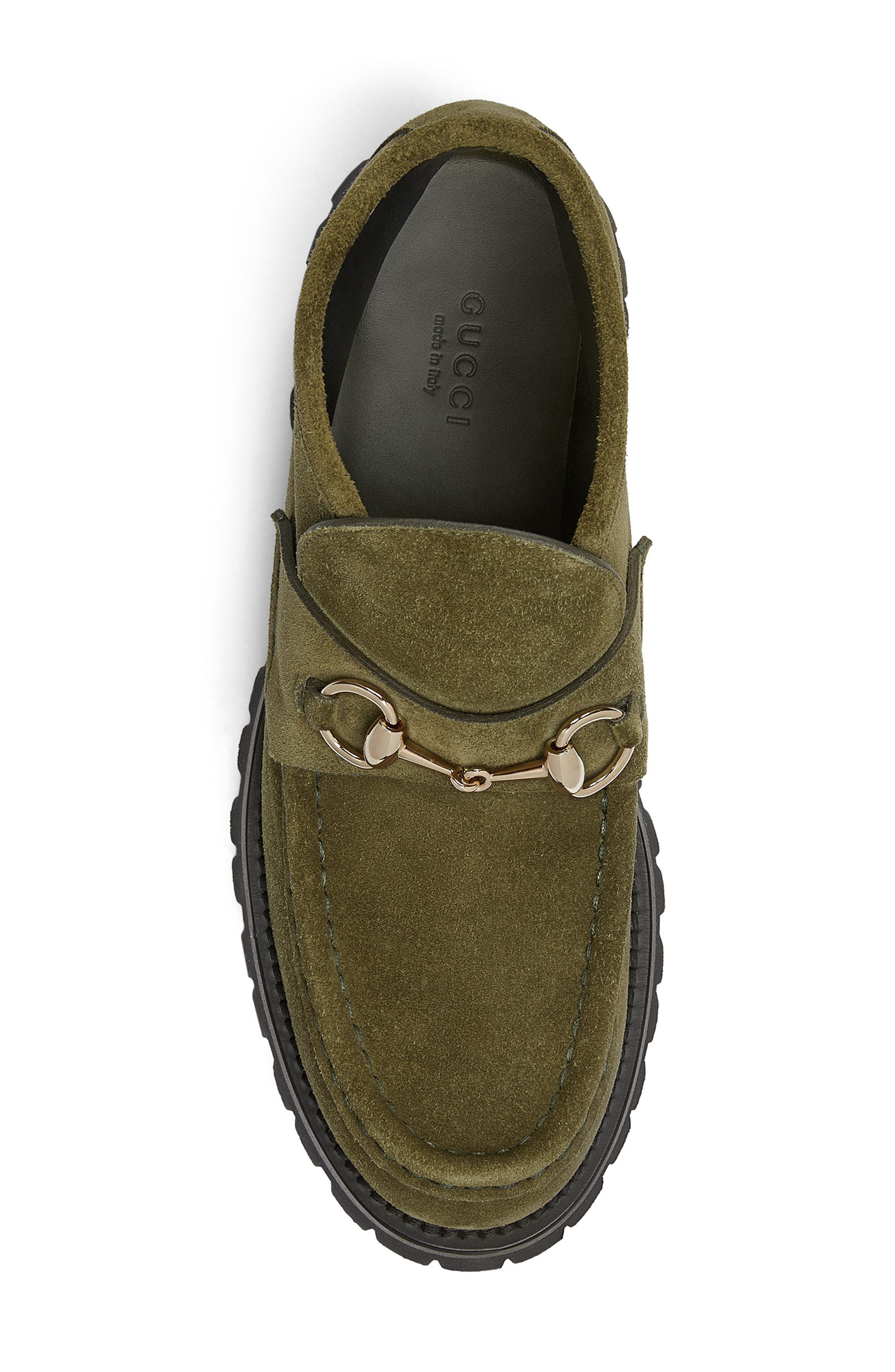 Sylke Loafer Bootie, Alternate, color, DARK GREEN