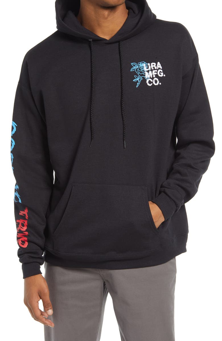Lira Clothing Stuart Cotton Graphic Hoodie, Main, color, 