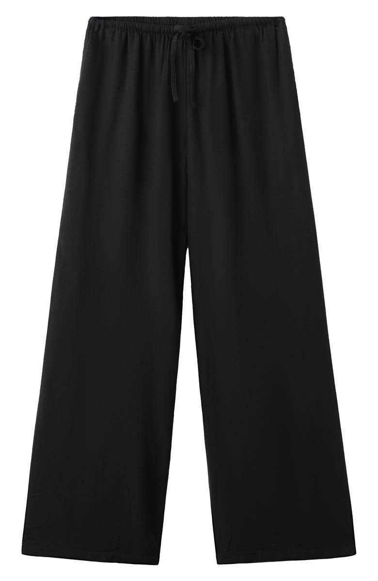 MANGO TEEN <p>Kids' Flowy Straight Leg Linen Blend Pants</p>, Alternate, color,