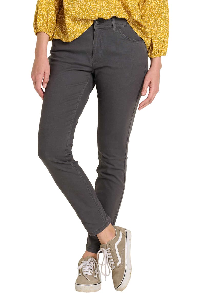 Toad & Co Earthworks 5 Pocket Skinny Pant, Main, color, Soot