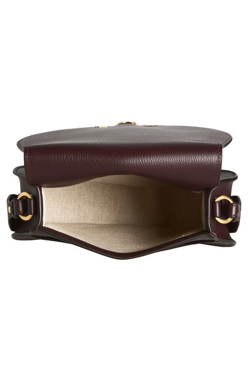 Chloé Large Marcie Leather Crossbody Bag In Brown