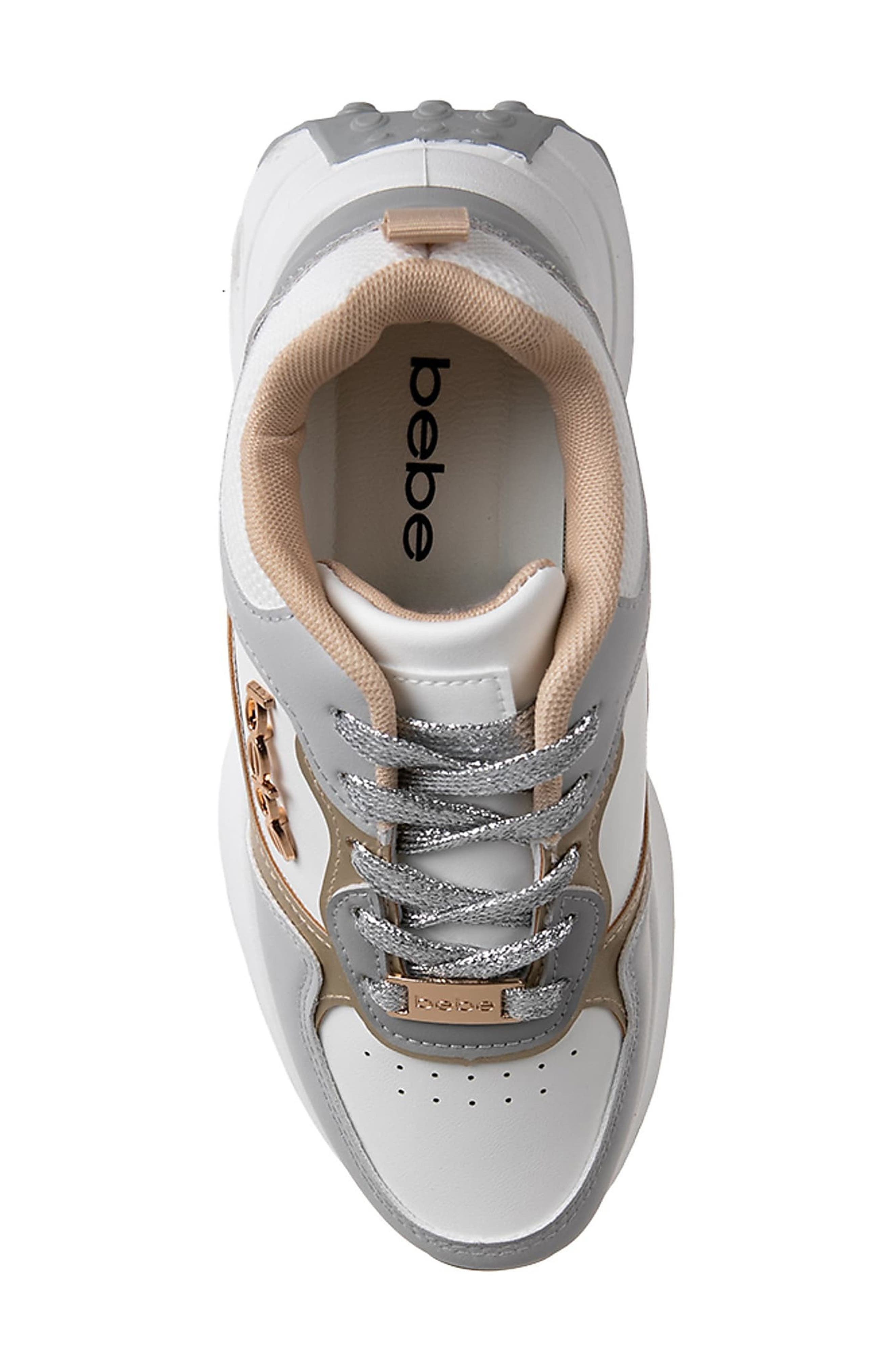 bebe Colorblock Jogger Sneaker, Alternate, color, 