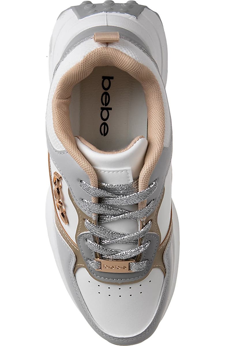 bebe Colorblock Jogger Sneaker, Alternate, color,