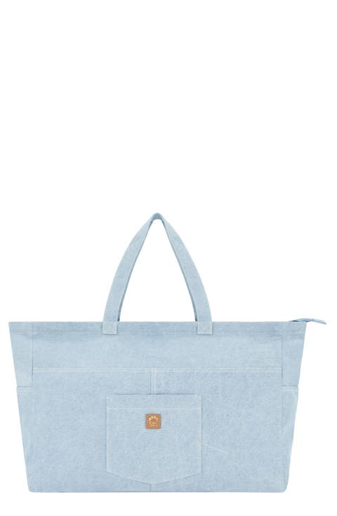 Multipocket Denim Tote Bag