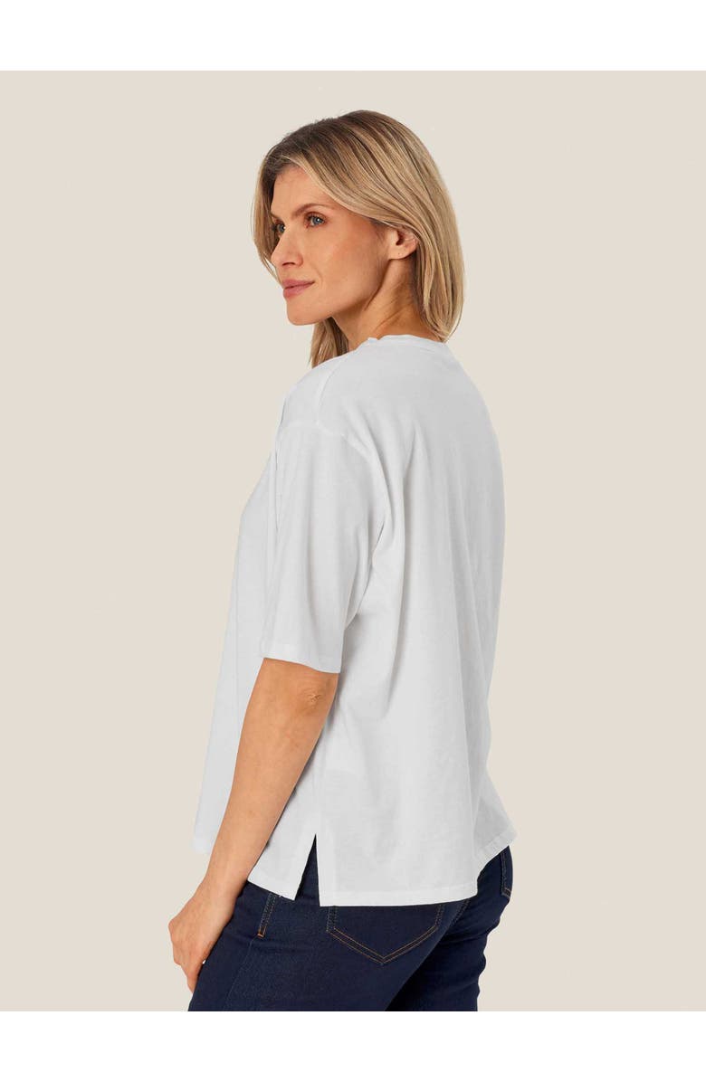 Masai Copenhagen MaDoreann Short Sleeve Crew Neck T-Shirt, Alternate, color, White