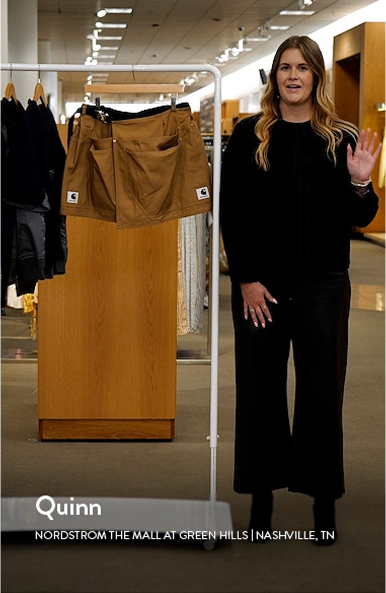 Carhartt WIP Apron Wrap Miniskirt, sales video thumbnail