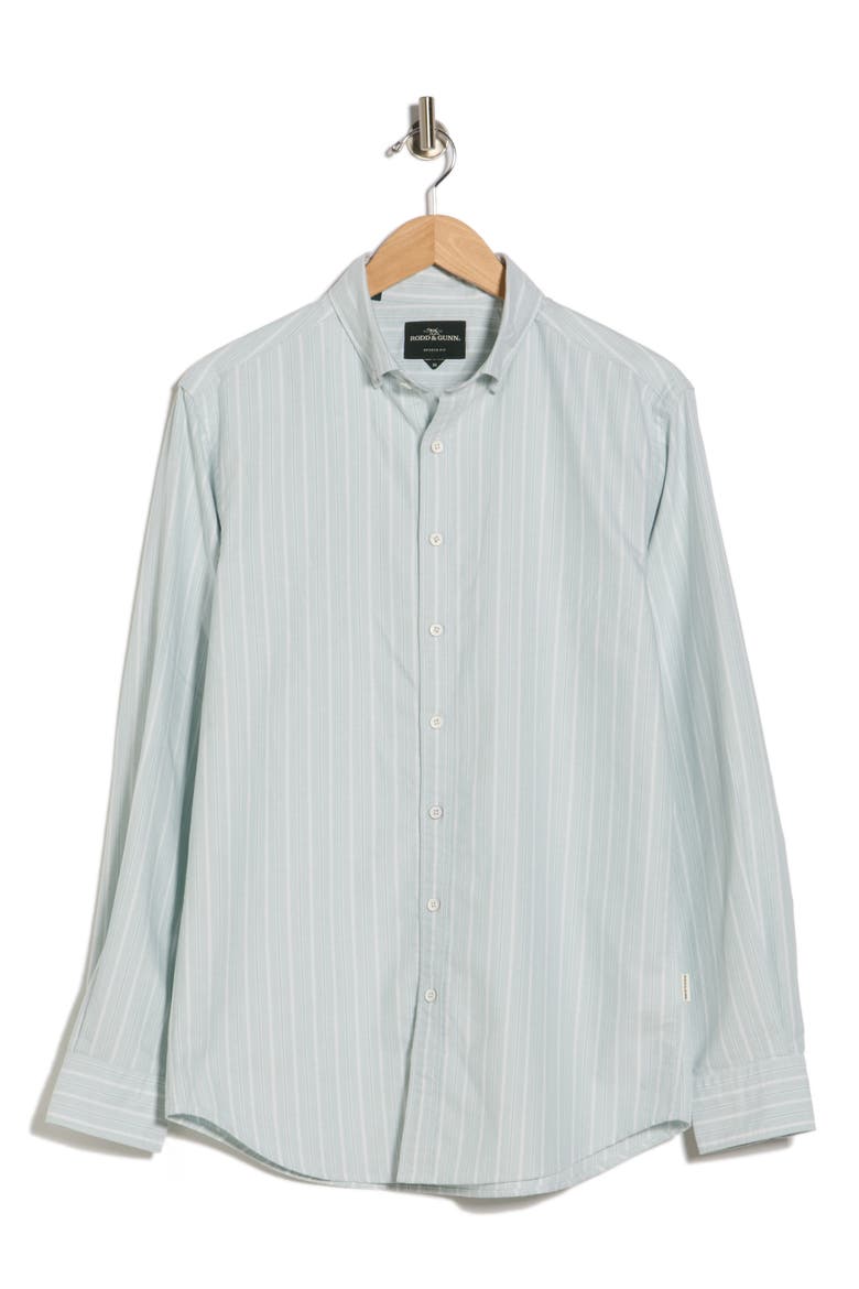 Hoeptoun Sport Fit Button-Up Shirt, Alternate, color, POWDER BLUE