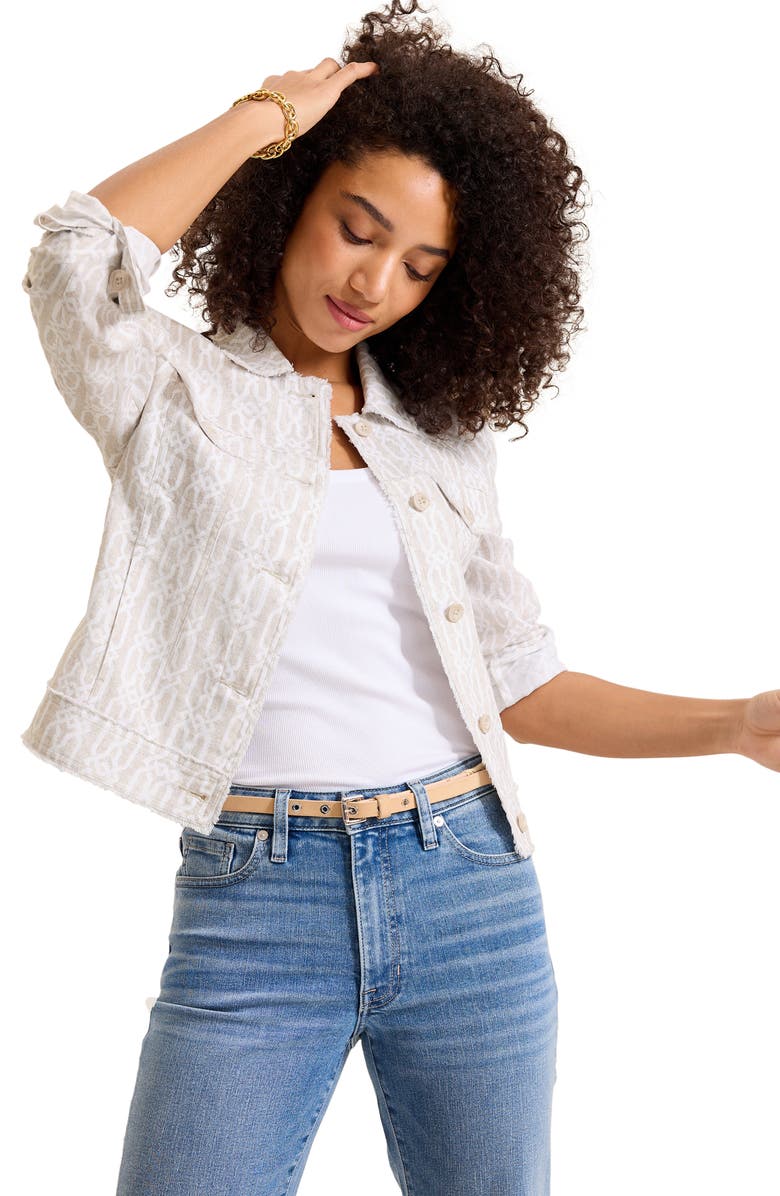 Tommy Bahama Canopy Shores Two Palms Raw Edge Linen Jacket, Alternate, color, 