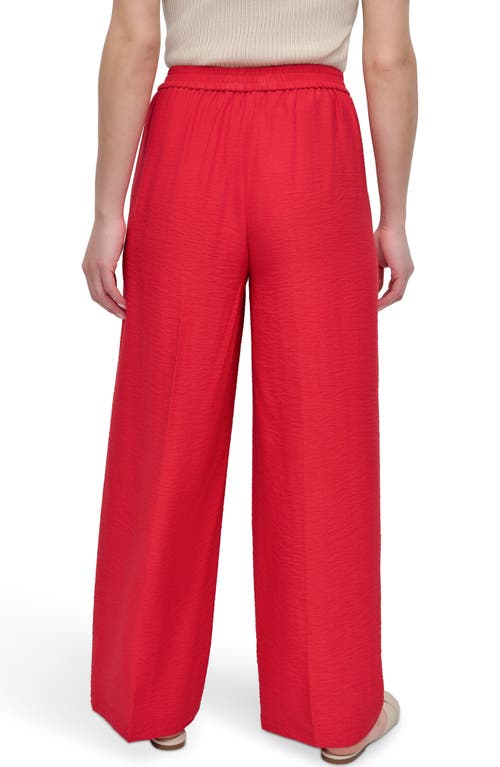 Dkny Drawstring Pants In Red
