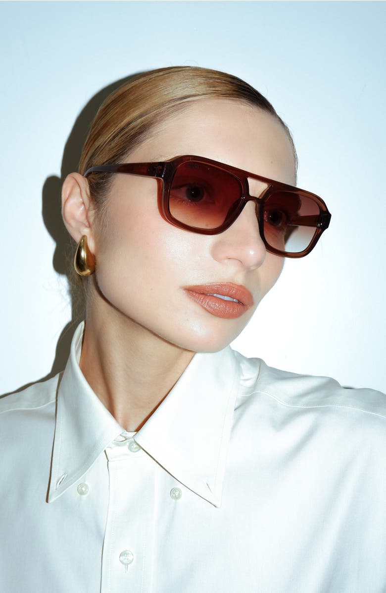 Reality Eyewear Runway Sunglasses, Alternate, color, Mocca