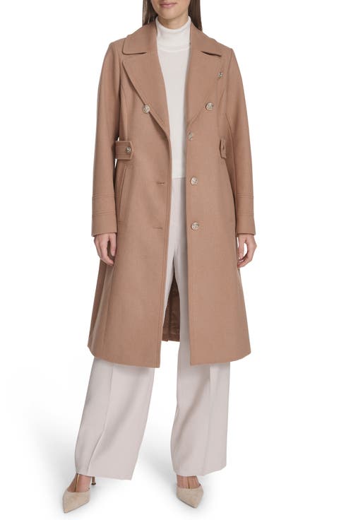 Notch Lapel Military Coat