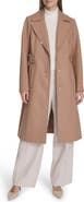 Kenneth Cole New York Notch Lapel Military Coat