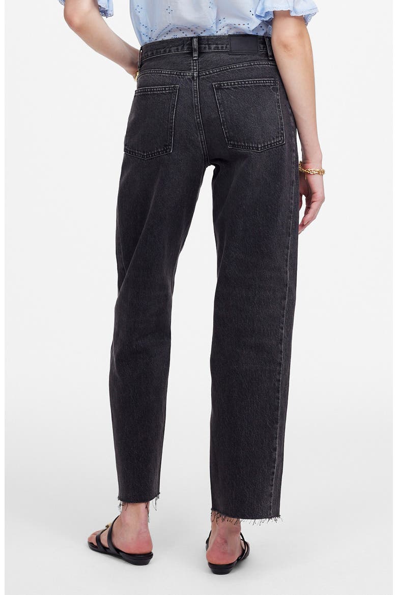 Pieced Barrel Leg Jeans, Alternate, color, LOCKSIDE WASH