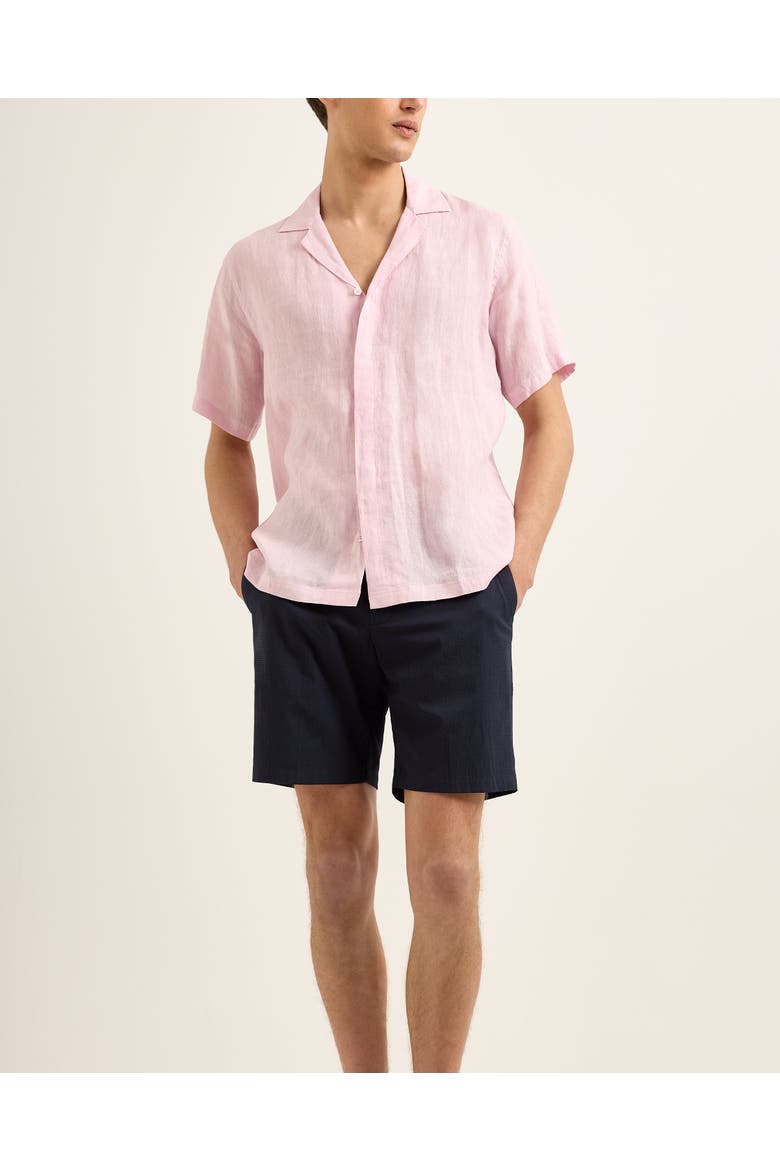 Norwich Seersucker Tailored-Fit Shorts, Main, color, NIGHT IRIS