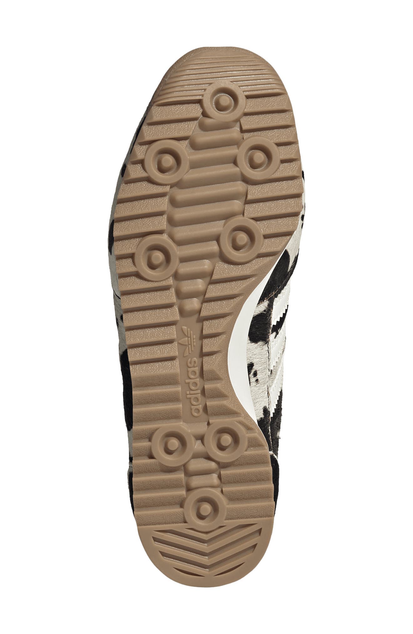 adidas SL 72 OG 'Cow' Genuine Calf Hair Sneaker, Alternate, color, Black/ Off White/ Court Green