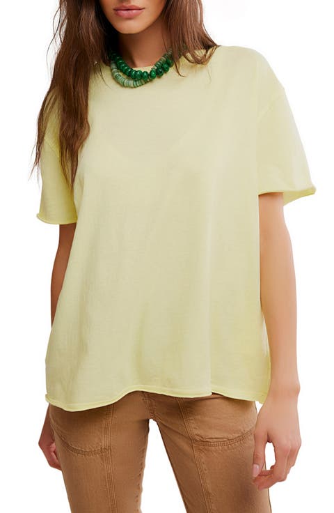 Nina Crewneck Cotton T-Shirt